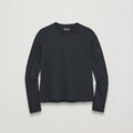 Black Montane Women's Alhena Merino Blend Long Sleeve T-Shirt Front FALSTBLA