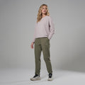 Oyster Montane Women's Alhena Merino Blend Long Sleeve T-Shirt Model 3 FALSTOYS