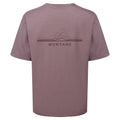Moonscape Montane Women's Alhena Mountain 25 Merino Blend T-Shirt Model Back FAMTSMOO