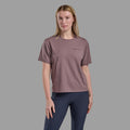 Moonscape Montane Women's Alhena Mountain 25 Merino Blend T-Shirt Model 3 FAMTSMOO