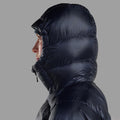 Eclipse Blue Montane Women's Anti-Freeze XT Hooded Down Jacket Model 5 FAXTHECL
