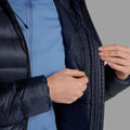 Eclipse Blue Montane Women's Anti-Freeze XT Hooded Down Jacket Model 6 FAXTHECL