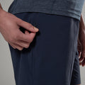 Eclipse Blue Montane Women's Caelum Shorts  Model 6 FCAESECL