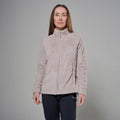 Oyster Montane Women's Caldus 2.0 Fleece Jacket Model Front FCALJOYS