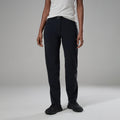 Black Montane Women's Caelum Pants Model Front FCAPLBLA