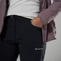 Black Montane Women's Caelum Pants Model 4 FCAPRBLA