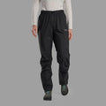 Black Montane Women's Cetus Waterproof Pants Model Front FCPARBLA