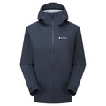 Eclipse Blue Montane Women's Cetus Waterproof Jacket Front FCTJAECL