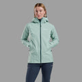 Sea Mist Montane Women's Cetus Waterproof Jacket Model 3 FCTJASEA