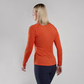 Tigerlily Montane Women's Dart Long Sleeve T-Shirt Model Back FDLSTTIG