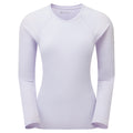 Lilac Haze Montane Women's Dart Nano Long Sleeve T-Shirt Regular Fit Front FDNLRLIL