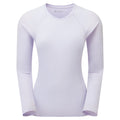 Lilac Haze Montane Women's Dart Nano Long Sleeve T-Shirt Front FDNLSLIL