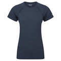 Eclipse Blue Montane Women's Dart Nano T-Shirt Front FDNTSECL