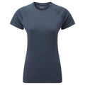 Eclipse Blue Montane Women's Dart T-Shirt Front FDTTSECL