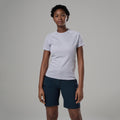 Lilac Haze Montane Women's Dart T-Shirt Model Front FDTTSLIL