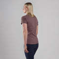 Moonscape Montane Women's Dart T-Shirt Model Back FDTTSMOO