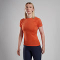 Tigerlily Montane Women's Dart T-Shirt Model Front FDTTSTIG