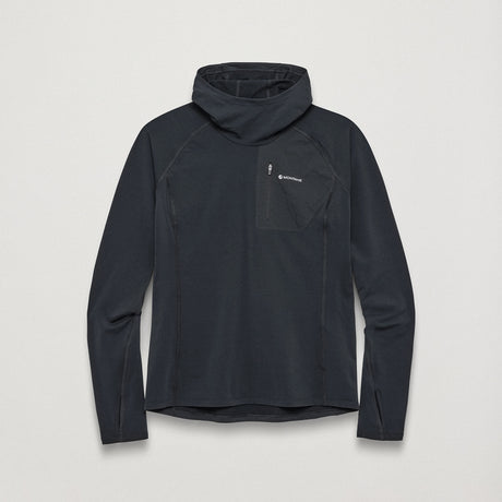 Black Montane Women's Dart XT Thermal Hoodie Front FDTXHBLA