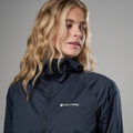 Eclipse Blue Montane Women's Featherlite Hooded Windproof Jacket Model 4 FFELHECL
