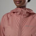 Pink Clay Montane Women's Featherlite Hooded Windproof Jacket Model 4 FFELHPCL
