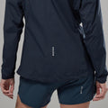 Eclipse Blue Montane Women's Featherlite Windproof Jacket Model 5 FFELJECL