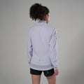 Lilac Haze Montane Women's Featherlite Windproof Jacket Model Back FFELJLIL