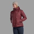 Sumac Montane Women's Fortes Lite Hooded Insulated Jacket Model 3 FFOLHSUM