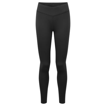 Black Montane Women's Fury Fleece Pants Front FFRPABLA