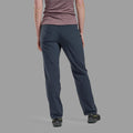 Eclipse Blue Montane Women's Genoa Lite Pants Model Back FGLPRECL