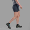 Eclipse Blue Montane Women's Genoa Lite Shorts Model 3 FGLSHECL