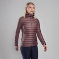 Moonscape Montane Women's Icarus Lite Hooded Jacket Model Front FICLHMOO