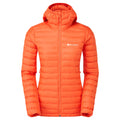 Tigerlily Montane Women's Icarus Lite Hooded Jacket Front FICLHTIG