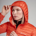 Tigerlily Montane Women's Icarus Lite Hooded Jacket Model 4 FICLHTIG