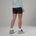 Black Montane Women's Ineo Lite Shorts Model Back FILSHBLA