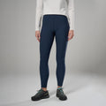 Eclipse Blue Montane Women's Ineo Leggings Model Front FIPARECL