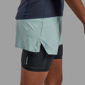 Sea Mist Montane Women's Jetstream 4" Trail Running Shorts Model 4 FJSS4SEA