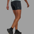 Black Montane Women's Jetstream 4" Trail Running Half Tights Model Back FJST4BLA
