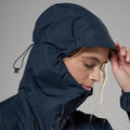 Eclipse Blue Montane Women's Minimus Lite Waterproof Jacket Model 6 FMLIJECL