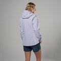 Lilac Haze Montane Women's Minimus Lite Waterproof Jacket Model Back FMLIJLIL