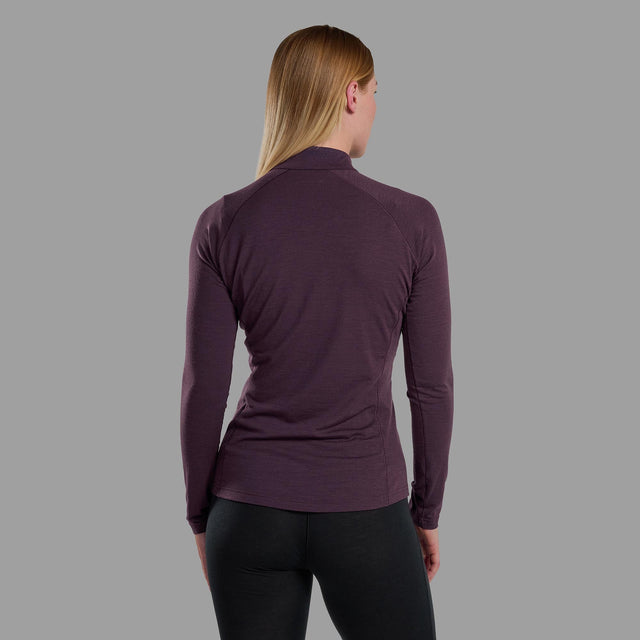 Montane Women's Malli Long Sleeve Zip Merino T-Shirt