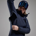 Eclipse Blue Montane Women's Niveus Lite Waterproof Jacket Model 8 FNILJECL