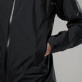 Black Montane Women's Norste Lite Waterproof Jacket Model 5 FNLJABLA