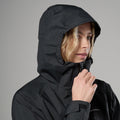 Black Montane Women's Norste Lite Waterproof Jacket Model 6 FNLJABLA