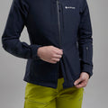Eclipse Blue Montane Women's Nordes Hooded Softshell Jacket Model 10 FNORHECL