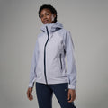 Lilac Haze Montane Women's Norste XT Waterproof Jacket Model Front FNXTJLIL