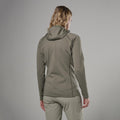 Caper Montane Women's Protium CP Hooded Fleece Jacket Model Back FPCPHCAP