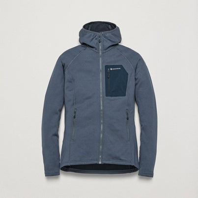 Dark Sky Montane Women's Protium CP Hooded Fleece Jacket Front FPCPHDAS