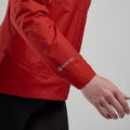 Saffron Red Montane Women's Phase Nano Waterproof Jacket Model 4 FPNJASAF