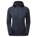 Eclipse Blue Montane Women's Protium Lite Hooded Fleece Jacket Front FPOLHECL
