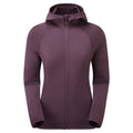 Mulberry Montane Women's Protium Lite Hooded Fleece Jacket Front FPOLHMUL